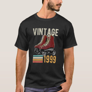 Vintage 1999 Roller Skate 23rd Birthday 23 Year Ol T-Shirt