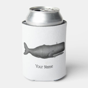 Vintage 19th Century Stylised Whale #1 N Can Cooler