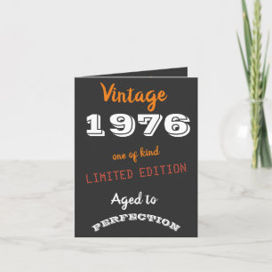 Vintage 19XX Limited Edition – retro-themed Invitation