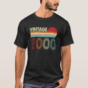 Vintage 2000 23rd Birthday Retro Vintage 23 Years T-Shirt