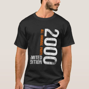 Vintage 2000 26th Birthday Gifts Men Women 26 T-Shirt
