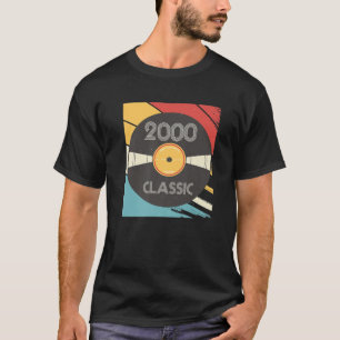 Vintage 2000 Classic Vinyl Recording Birth Year Re T-Shirt