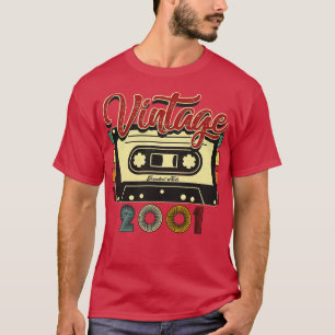 Vintage 2001 Greatest Hits Cassette Tape T-Shirt