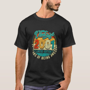 Vintage 2001 Limited Edition Outfit Retro 20Th Bir T-Shirt