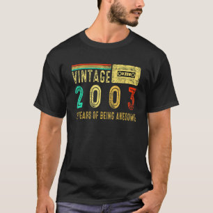 Vintage 2003  20th Birthday 20 Years Old  1 T-Shirt