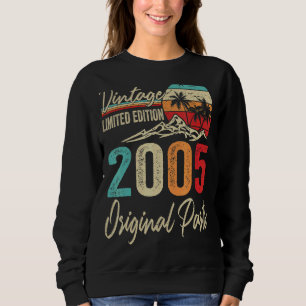 Vintage 2005 Original Parts 17th Birthday Sweatshirt