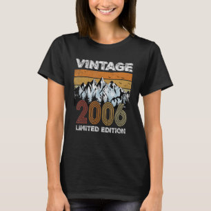 Vintage 2006 16th Birthday 16 Years Old  Boy Girl T-Shirt