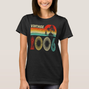 Vintage 2006 17 Years Old for Boys Girls 17th Bi T-Shirt