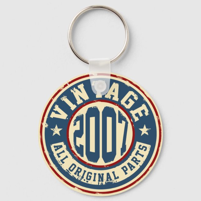 Vintage 2007 All Original Parts Key Ring (Front)