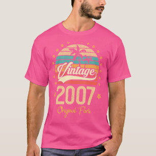 Vintage 2007 Original Parts 15 Year Old Retro 15th T-Shirt