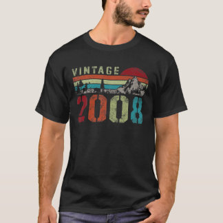 Vintage 2008 14 Years Old 14Th Birthday Tee Limite