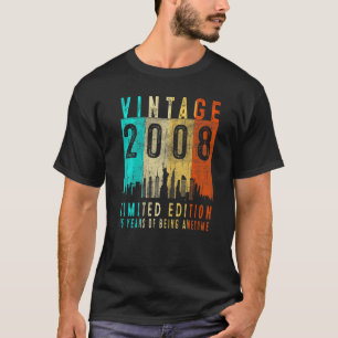 Vintage 2008 15th Birthday 15 Years Old T-Shirt