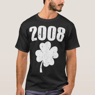 Vintage 2008 16th Birthday Saint Patricks Day Sham T-Shirt