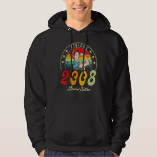 Vintage 2008 2008 14th B Day 14 Years Old Hoodie