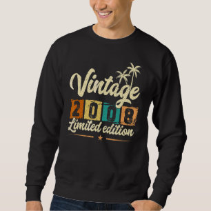 Vintage 2008 2008 14th Birthday 14 Years Old Sweatshirt