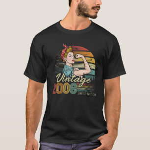Vintage 2008 Limited Edition 2008 14Th Birthday 14 T-Shirt