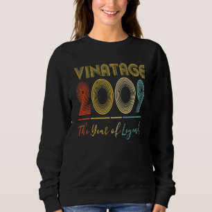 Vintage 2009 13th Birthday  Ideas Men Women Him He Sweatshirt