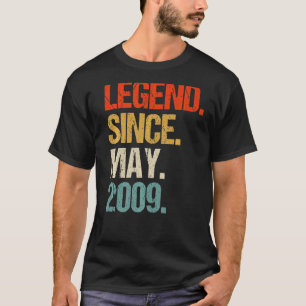 vintage 2009 14th birthday retro 14 years old  1 T-Shirt