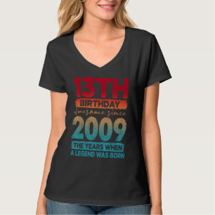 Vintage 2009  2009 13 Years Old 13th Birthday 1 T-Shirt