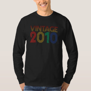 Vintage 2010 12th Birthday Boys & Girls 12 Years O T-Shirt