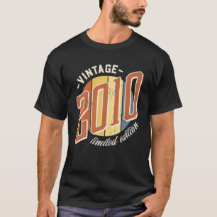 Vintage 2010 Birth Year Limited Edition 12 Years O T-Shirt