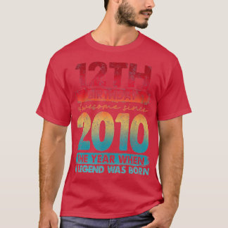 Vintage 2010 Limited Edition 2010 12 years old 12t T-Shirt