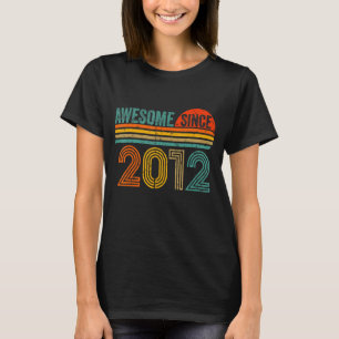 vintage 2012 11 years old men women 11st birthday T-Shirt