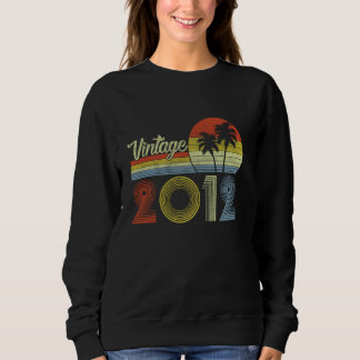 Vintage 2012 13th Birthday Retro 13 Year Old Gift Sweatshirt
