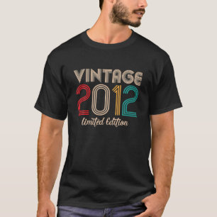 Vintage 2012 Limited Edition 10th Birthday 10 T-Shirt