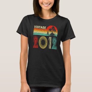 Vintage 2012 Made In 2012 11th Birthday 11 Years T-Shirt