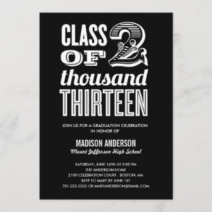 VINTAGE 2013   GRADUATION PARTY INVITATION