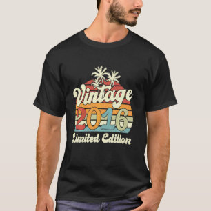 Vintage 2016 Distressed 6th Bday 6 Years Old Being T-Shirt