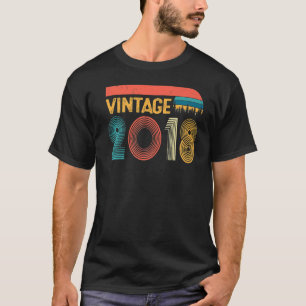 Vintage 2018 5th Birthday for Boy Girl 5 Years Ol T-Shirt
