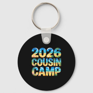 Vintage 2026 cousin camp crew reunion family trip key ring