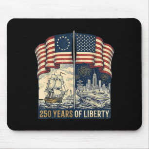Vintage 250 Years American 1776-2026 250th Mouse Mat
