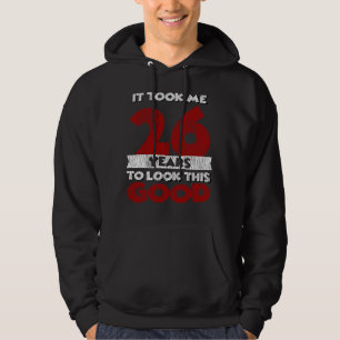 Vintage 26 Years Old Funny 26th Birthday Gift Hoodie