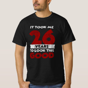Vintage 26 Years Old Funny 26th Birthday Gift T-Shirt