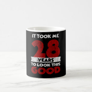 Vintage 28 Years Old Funny 28th Birthday Gift Coffee Mug