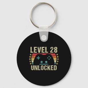 Vintage 28th Birthday Gift 28 Year Old Boy Girl Ga Key Ring