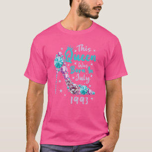 Vintage 29th Birthday This Queen Was Born In July T-Shirt