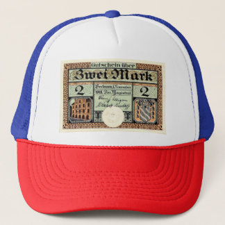 Vintage 2 Mark Notgeld Beckum Trucker Hat