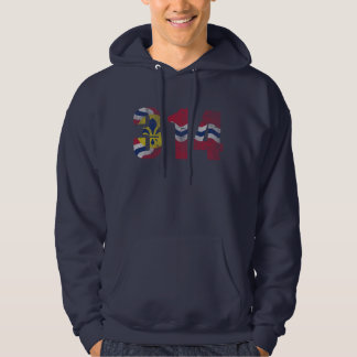 Vintage 314 St Louis Flag Missouri Hoodie