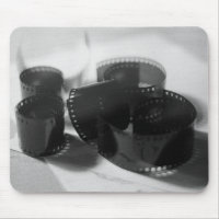 Vintage 35mm Film Strips in Black and White