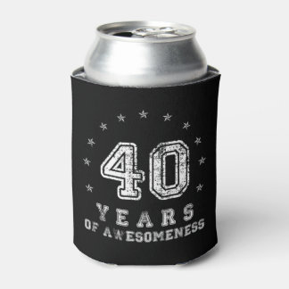 Vintage 40 years of awesomeness can cooler