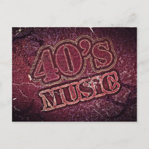 Vintage 40's Music - Postcards