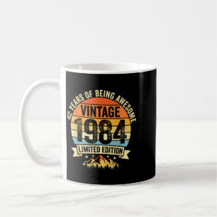 Vintage 42 Birthday Decorations Men 42yr 1984 42nd Coffee Mug