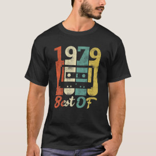 Vintage 42Th Birthday Cassette 1979 Best Of Retro T-Shirt