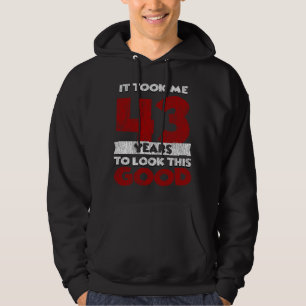 Vintage 43 Years Old Funny 43rd Birthday Gift Hoodie