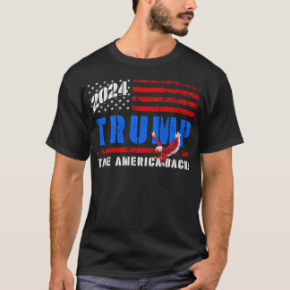 Vintage 45 47 2024 Take Merica Back With Eagle Fly T-Shirt