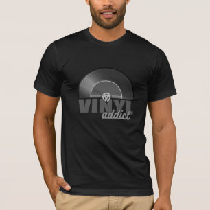Vintage 45 RPM Vinyl Record Addict T-Shirt – Retro